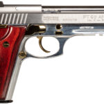 Taurus 1-920159GLD-HW1 92 Full Size Frame 9mm Luger 17+1 5" Matte Stainless Steel Barrel, Serrated Stainless Steel Slide, Natural Anodized Aluminum Frame w/Beavertail & Picatinny Rail, Rosewood Grip 2 178504
