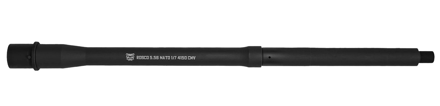 Rosco Manufacturing CL-16.25-556-7-M Stray Dog 5.56 NATO 16" Black Phosphate 4150 CMV Barrel 3 Rosco Manufacturing CL-16.25-556-7-M Stray Dog 5.56 NATO 16" Black Phosphate 4150 CMV Barrel