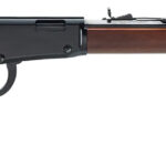 Henry H001TM Lever Frontier 22 WMR Caliber with 12+1 Capacity, 20" Octagon Barrel, Black Metal Finish & American Walnut Stock Right Hand (Full Size) 1 18130