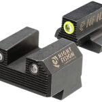 Night Fision CNK029187250YGZG Mete SF Stealth Yellow Tritium Rear Black Frame Fits Canik 1 181914