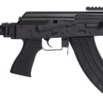 Century Arms HG8007N Draco Tactical 7.62x39mm 30+1 7.50" Black Barrel w/Linear Compensator, M-LOK Handguard, Black Receiver w/Picatinny Rail, Black SB Bi-Folding Pistol Brace 1 183092
