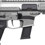 CMMG 45A890FTNG Banshee FE MkG 45 ACP 13+1 8" Black Nitride Threaded Barrel, M-LOK Handguard, Titanium Cerakote Aluminum Receiver w/Picatinny Rail, Black Polymer CMMG RipBrace, CMMG Zeroed Grip 2 184134