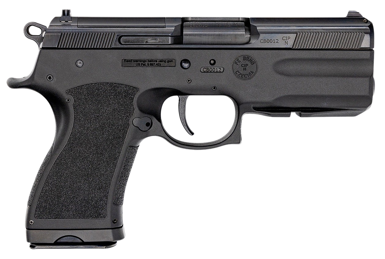 FK Brno US TMTPSDC PSD Compact Frame 7.5 FK 14+1 4.30" Black Nitride Tilting Steel Barrel, Dark Gray Nitride Steel Optic Cut/Serrated Slide, Black Polymer Frame w/Accessory Rail, Textured Grip 3 FK Brno US TMTPSDC PSD Compact Frame 7.5 FK 14+1 4.30" Black Nitride Tilting Steel Barrel, Dark Gray Nitride Steel Optic Cut/Serrated Slide, Black Polymer Frame w/Accessory Rail, Textured Grip