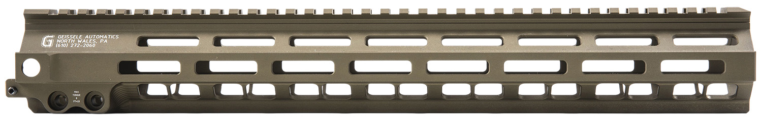 Geissele Automatics 05286S Super Modular Rail MK8 DDC Aluminum 15" Long 3 Geissele Automatics 05286S Super Modular Rail MK8 DDC Aluminum 15" Long