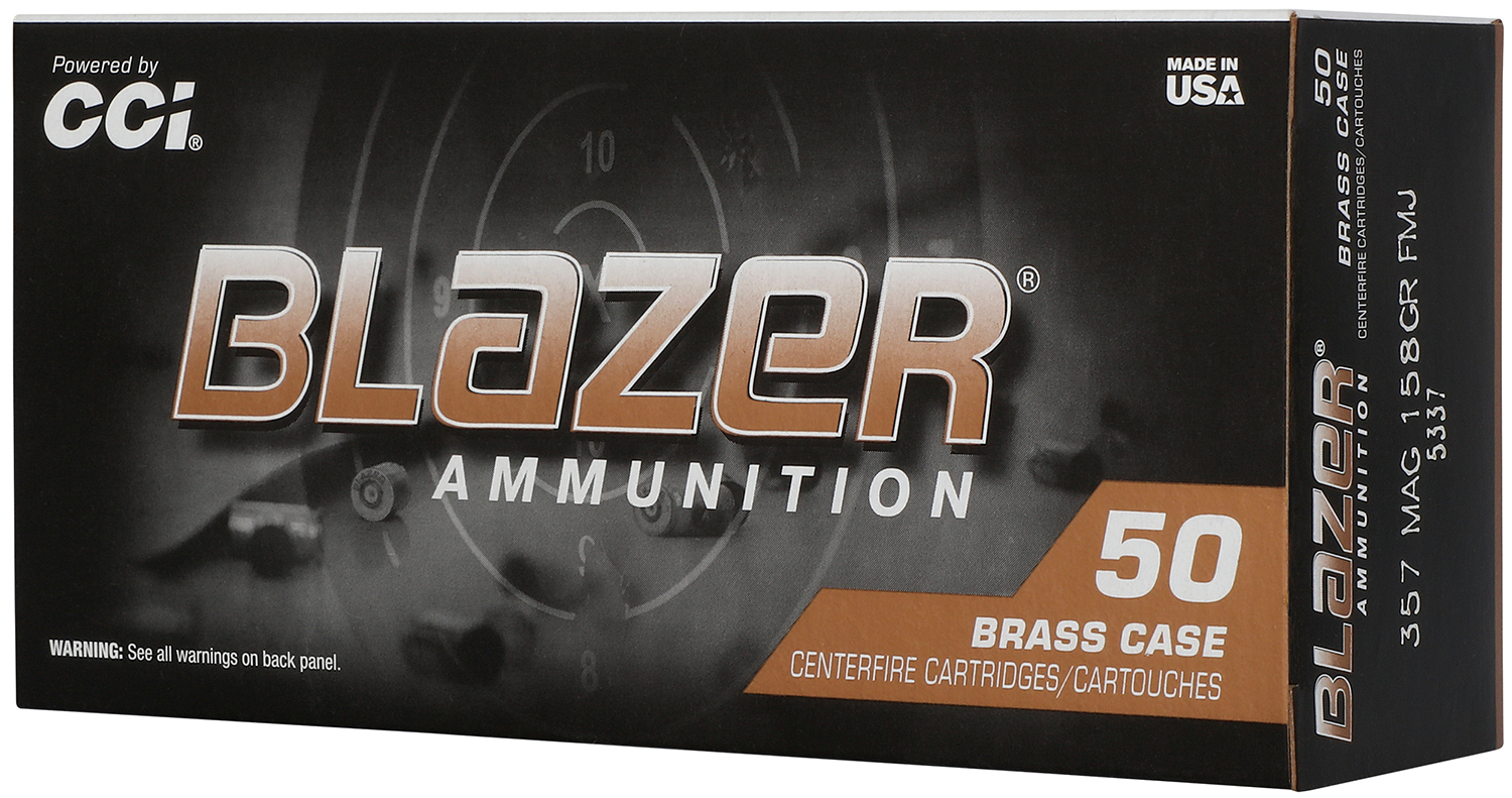 CCI 5337 Blazer  357Mag 158gr Full Metal Jacket 50/Box