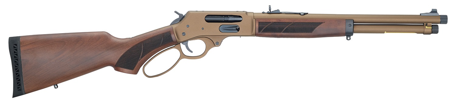 Henry H010XCW4570 Explorer Carbine 45-70 Gov 4+1 16.50" Burnt Bronze Cerakote Threaded Barrel, Burnt Bronze Cerakote Steel Drilled & Tapped Receiver, American Walnut Fixed w/Pistol Grip Stock 3 Henry H010XCW4570 Explorer Carbine 45-70 Gov 4+1 16.50" Burnt Bronze Cerakote Threaded Barrel, Burnt Bronze Cerakote Steel Drilled & Tapped Receiver, American Walnut Fixed w/Pistol Grip Stock