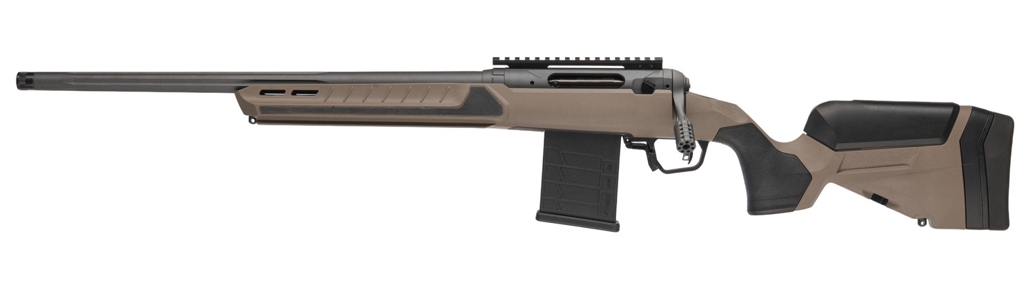Savage Arms 32691 110 Core Tactical Full Size 300 AAC Blackout 10+1 16.50" Medium Heavy Fluted Barrel, Arca Rail Forend, Coyote Tan AccuStock w/AccuFit V2 Synthetic Stock, Left Hand 3 Savage Arms 32691 110 Core Tactical Full Size 300 AAC Blackout 10+1 16.50" Medium Heavy Fluted Barrel, Arca Rail Forend, Coyote Tan AccuStock w/AccuFit V2 Synthetic Stock, Left Hand