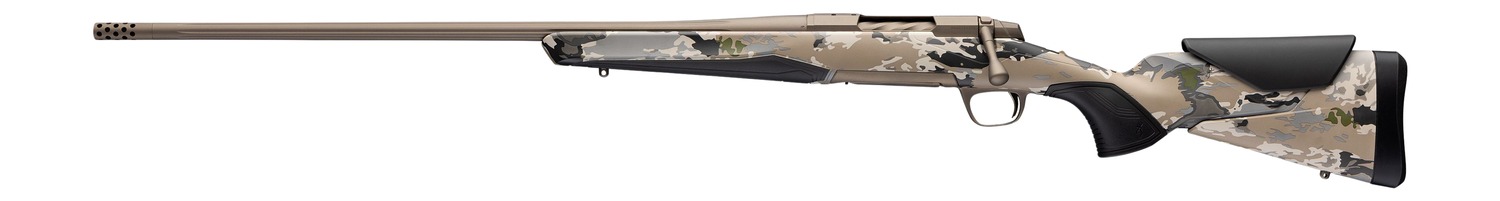 Browning 036125294 X-Bolt 2 Speed Full Size 6.5 PRC 3+1 24" Smoked Bronze Cerakote Fluted Threaded Barrel & Steel Drilled & Tapped Receiver, Ovix Camo w/Black Overmold Adj Vari-Tech Synthetic Stock, L 3 Browning 036125294 X-Bolt 2 Speed Full Size 6.5 PRC 3+1 24" Smoked Bronze Cerakote Fluted Threaded Barrel & Steel Drilled & Tapped Receiver, Ovix Camo w/Black Overmold Adj Vari-Tech Synthetic Stock, L