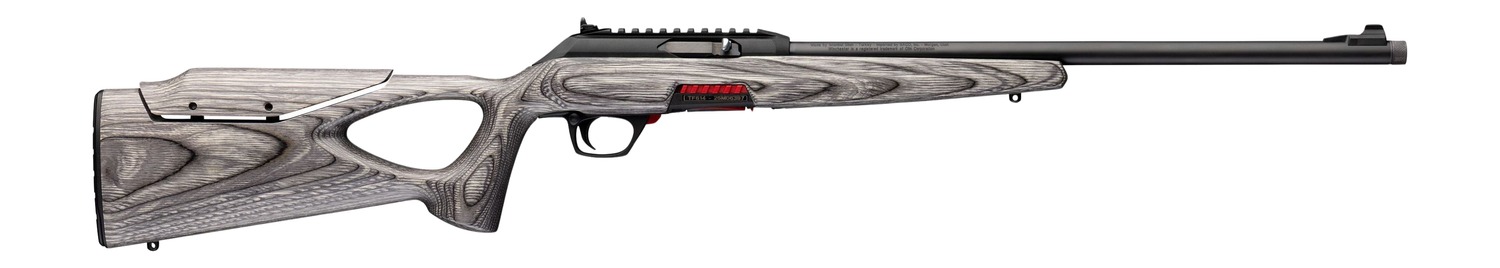 Winchester Repeating Arms 521172102 Wildcat SR 22 LR 10+1 16.50" Matte Blued Threaded Barrel, Black Composite Receiver w/Picatinny Rail, Gray Thumbhole w/Adjustable Comb Laminate Stock, Ambidextrous