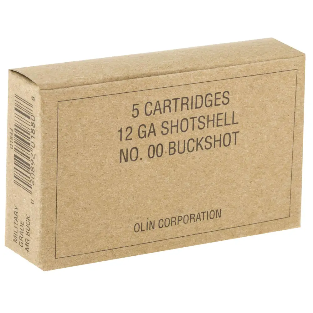 WINCHESTER 12GA 2-3/4" MILITARY GRADE 00BK 5RD BX/250RD CS 3 WINCHESTER 12GA 2-3/4" MILITARY GRADE 00BK 5RD BX/250RD CS