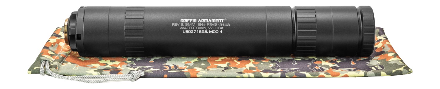 Griffin Armament GAREV9M4-W Revolution 9mm 1.375" Black Aluminum/Stainless Steel 3 Griffin Armament GAREV9M4-W Revolution 9mm 1.375" Black Aluminum/Stainless Steel