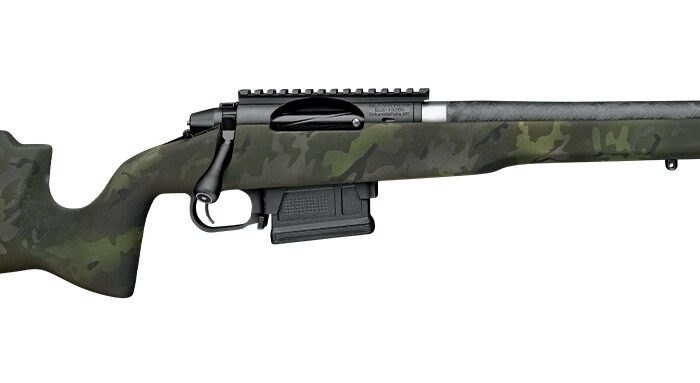 Proof Research 151143 Elevation MTR 2.0 22 ARC 4+1 16.50" Carbon Fiber Match Grade Threaded Barrel, Black receiver w/Picatinny Rail, Midnight Camo Proof Fixed Carbon Fiber Stock, Right Hand