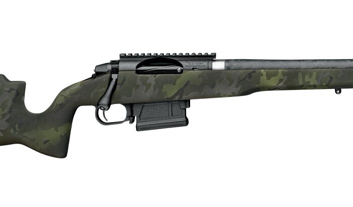 Proof Research 151341 Elevation MTR 6.5 Creedmoor 4+1 18" Carbon Fiber Match Grade Threaded Barrel, Black Receiver w/Picatinny Rail, Midnight Camo Proof Fixed Carbon Fiber Stock, Right Hand