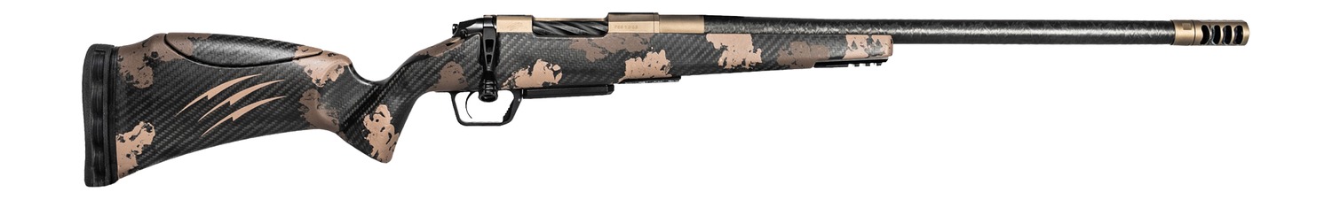 Fierce Firearms ROGSCMX22CM20BRS Carbon Mini Rogue XP 22 Creedmoor 3+1 20" Carbon Fiber Match Grade Barrel, Smoked Bronze Cerakote Steel Drilled & Tapped Receiver, Sonora Ambush Camo Adj Comb & BiPod