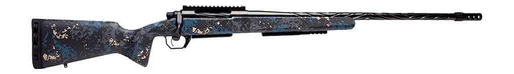 Horizon Firearms HRF-VP2-7PRC-22R Vandal Prime 2 7mm PRC 22" Black Chrome Chevron Fluted Threaded Barrel, Black Chrome Steel Receiver w/Picatinny Rail, Arca Rail Forend, Cobalt Basin Iota BKH Carbon F