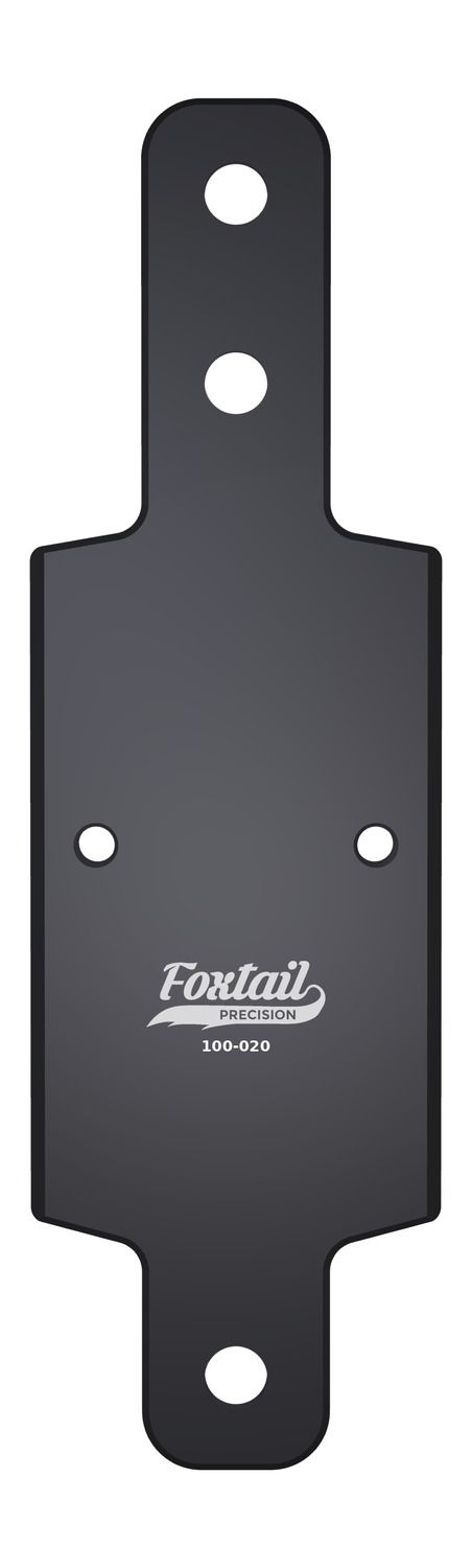 FOX 100020 OPTIC MNT PLATE MOSS 500 RMR/SRO HOL 3 FOX 100020 OPTIC MNT PLATE MOSS 500 RMR/SRO HOL