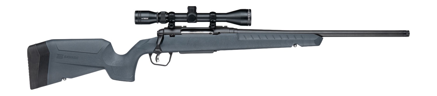 Savage Arms 33182 Axis 2 XP 30-06 Springfield 4+1 20" Matte Black Carbon Steel Threaded Barrel & Drilled & Tapped Receiver, Gray Synthetic Fixed w/Pistol Grip Stock, 3-9x40mm Duplex Scope, Right Hand 3 Savage Arms 33182 Axis 2 XP 30-06 Springfield 4+1 20" Matte Black Carbon Steel Threaded Barrel & Drilled & Tapped Receiver, Gray Synthetic Fixed w/Pistol Grip Stock, 3-9x40mm Duplex Scope, Right Hand
