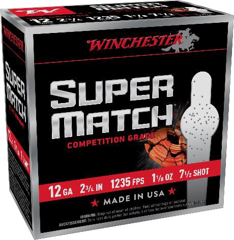WIN SM12H7 12G 2-3/4 1-1/8OZ 7.5 25/10 3 WIN SM12H7 12G 2-3/4 1-1/8OZ 7.5 25/10