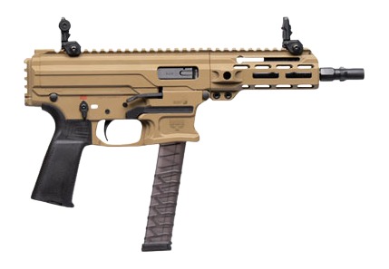 Panzer Arms PAARP9PCCCT ARP9 9mm Luger 33+1 6.50" Black Barrel, Coyote Tan Aluminum Receiver w/Picatinny Rail, Rear Picatinny Rail, Black Polymer Grip, Ambidextrous 3 Panzer Arms PAARP9PCCCT ARP9 9mm Luger 33+1 6.50" Black Barrel, Coyote Tan Aluminum Receiver w/Picatinny Rail, Rear Picatinny Rail, Black Polymer Grip, Ambidextrous
