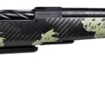 Fierce Firearms ROGSCMX25CM20BF Carbon Mini Rogue XP 25 Creedmoor 3+1 20" Carbon Fiber Match Grade Barrel, Black DLC Stainless Steel Drilled & Tapped Receiver, Forest Camo Push Button Adj Cheek Piece 2 200833