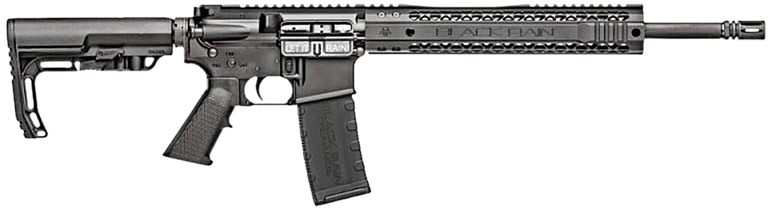 Black Rain Ordnance BROSPEC15 Spec15 5.56x45mm NATO 30+1 16" Chrome Moly Barrel, A2 Flash Hider, Black Hard Coat Anodized 7075-T6 Receiver, Adjustable B5 Sopmod Stock, Polymer Grip, GI Trigger