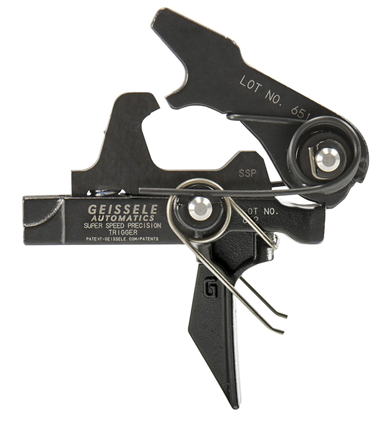 Geissele Automatics 05-483 SSP Flat Bow AR Style Mil-Spec Steel Black Oxide 3.5-4.5 lbs 3 Geissele Automatics 05-483 SSP Flat Bow AR Style Mil-Spec Steel Black Oxide 3.5-4.5 lbs