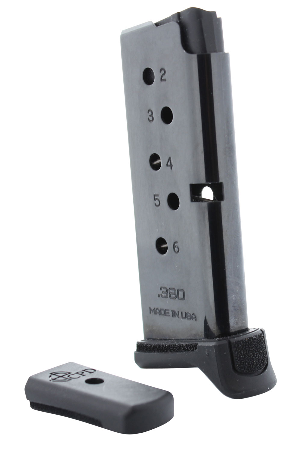 DuraMag 6X38141205RCPD Replacement Black Detachable 6rd 380 ACP for Ruger LCP/LCP II 3 DuraMag 6X38141205RCPD Replacement Black Detachable 6rd 380 ACP for Ruger LCP/LCP II