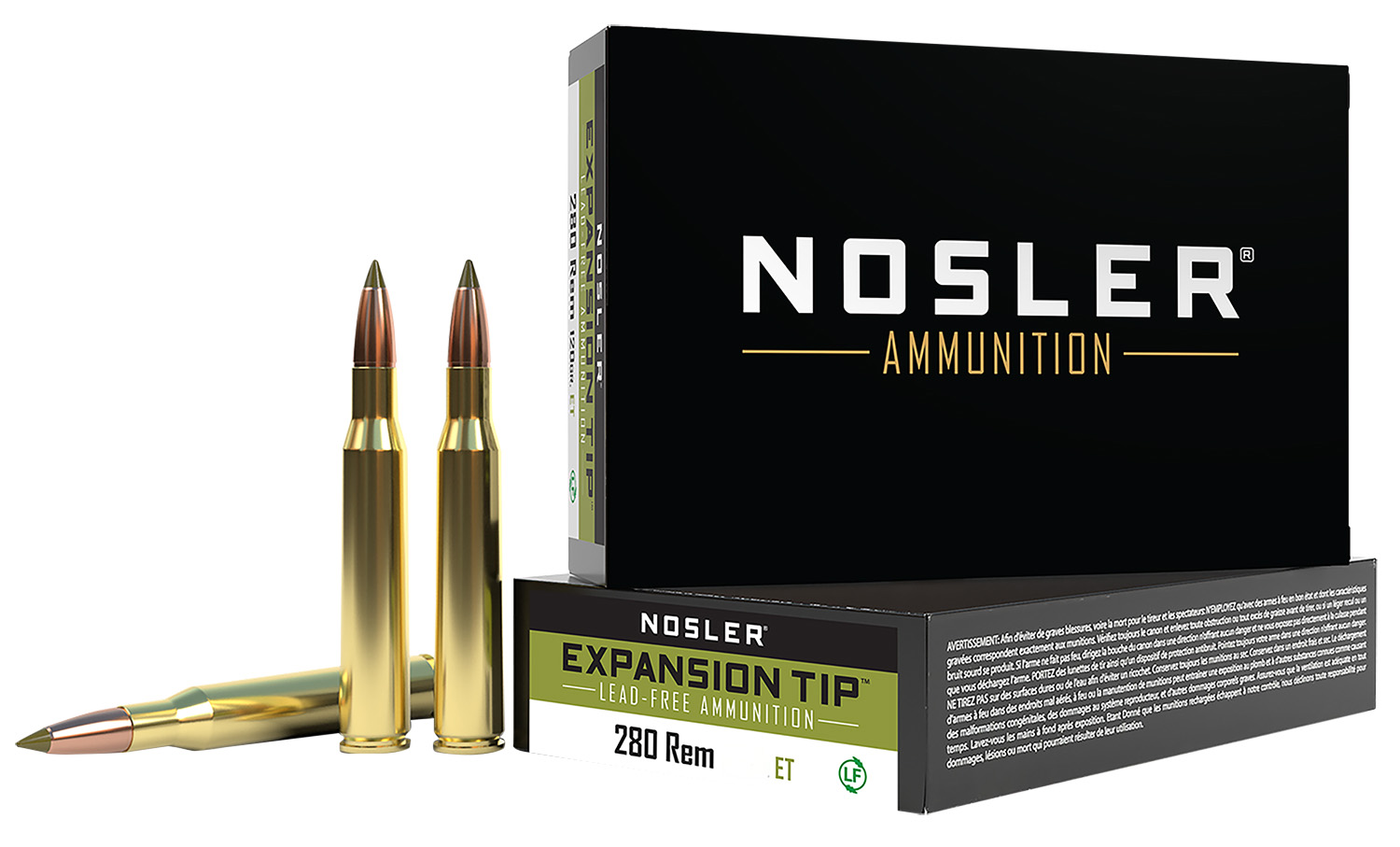 Nosler 40511 E-Tip 280Rem 140gr E Tip Lead Free 20 Per Box/10 Case 3 Nosler 40511 E-Tip 280Rem 140gr E Tip Lead Free 20 Per Box/10 Case