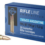 PPU PP7AF Metric Rifle 7.65x53mmArgentine 174gr Full Metal Jacket Boat Tail 20 Per Box/10 Case 1 57043