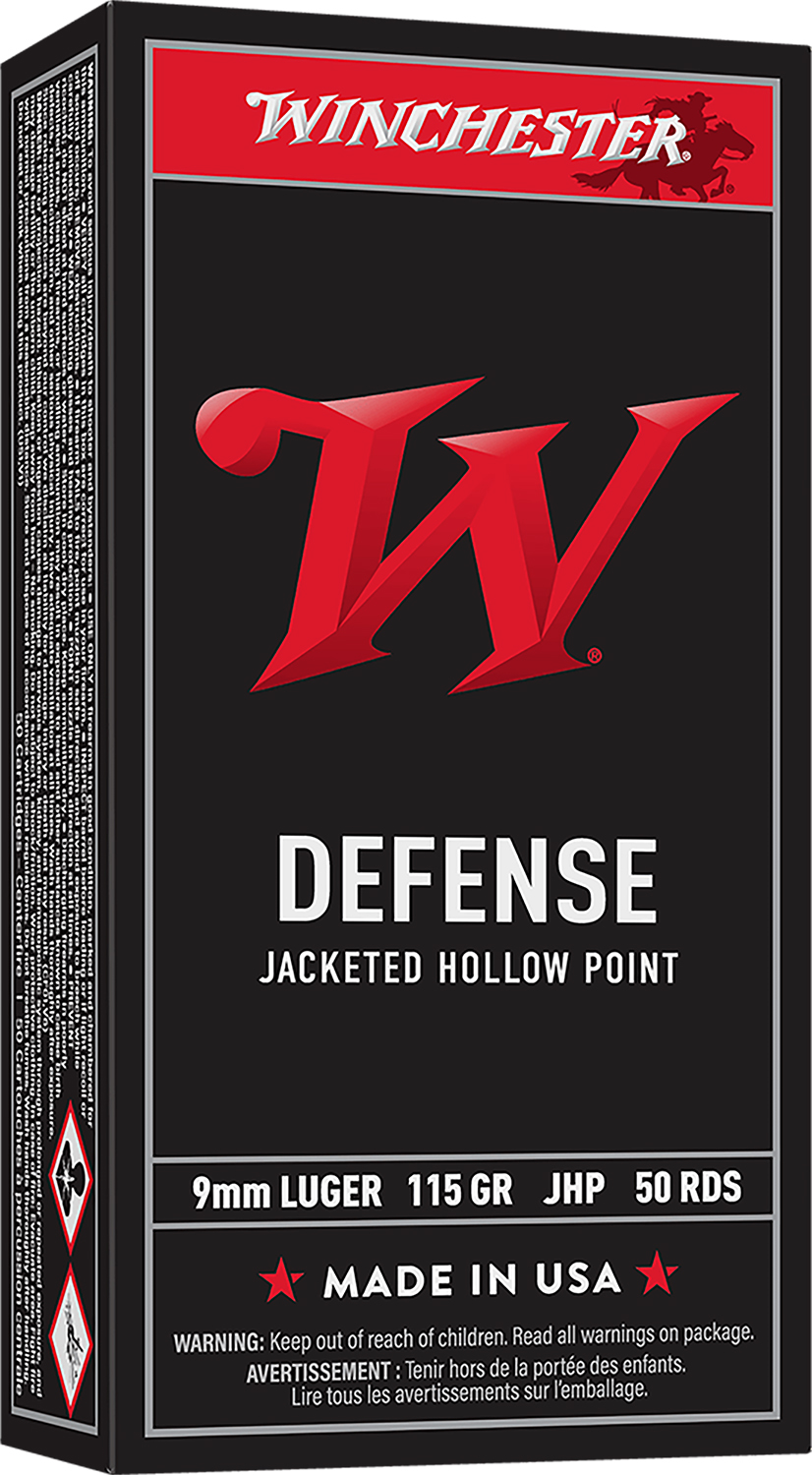Winchester Ammo USA9JHP USA 9mmLuger 115gr Jacketed Hollow Point 50 Per Box/10 Case 3 Winchester Ammo USA9JHP USA 9mmLuger 115gr Jacketed Hollow Point 50 Per Box/10 Case