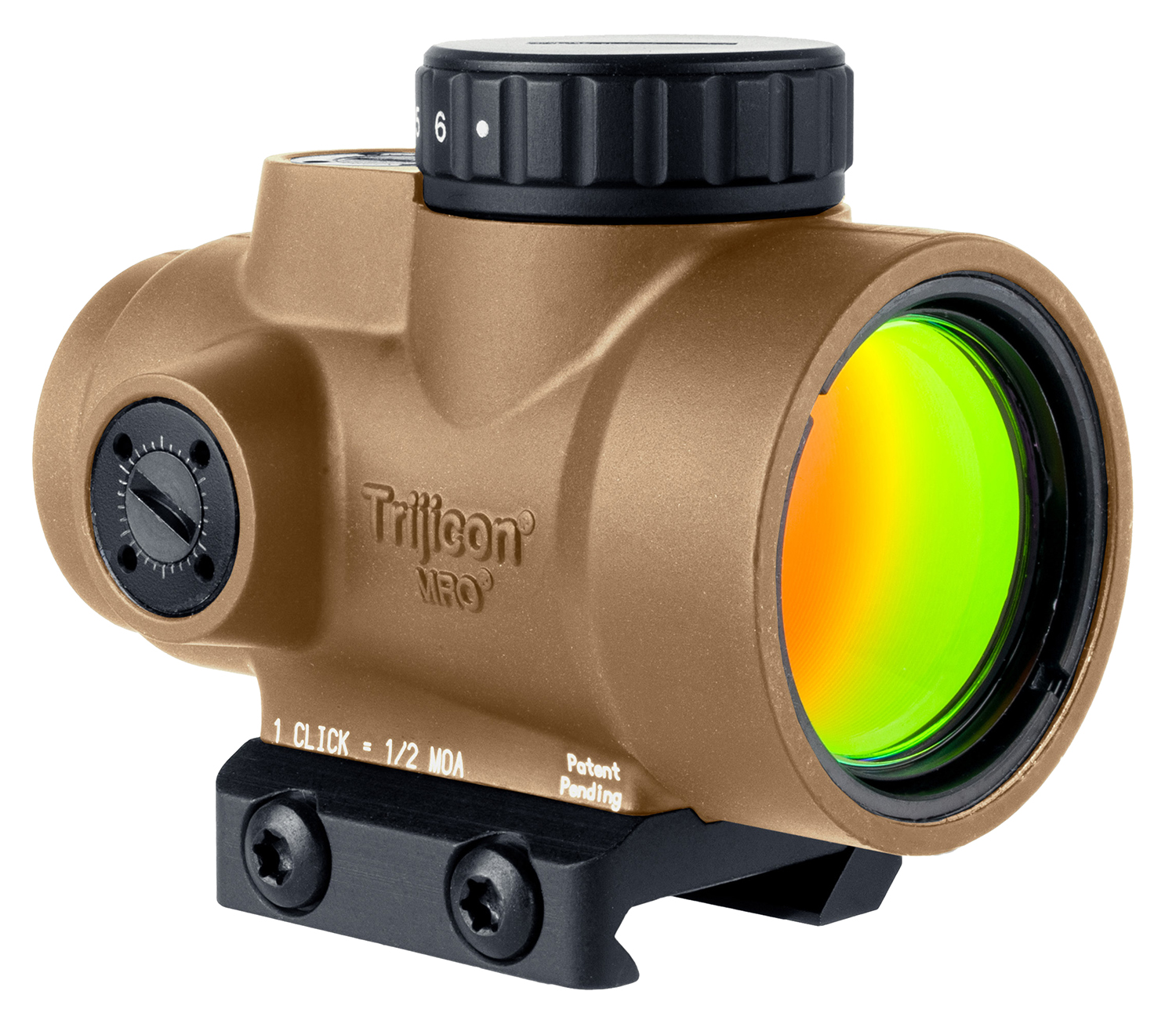 TRIJICON MRO SD 1X25 2MOA COYOTE LOW MT 3 TRIJICON MRO SD 1X25 2MOA COYOTE LOW MT