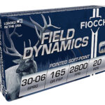 Fiocchi 3006C Field Dynamics 30-06Springfield 165gr Pointed Soft Point 20 Per Box/10 Case 1 76188