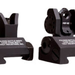 Troy Ind SSIGMCMSTBT01 Tritium Micro BattleSight Set M4 Front & Dioptic Rear Black Hardcoat Anodized 2 77139
