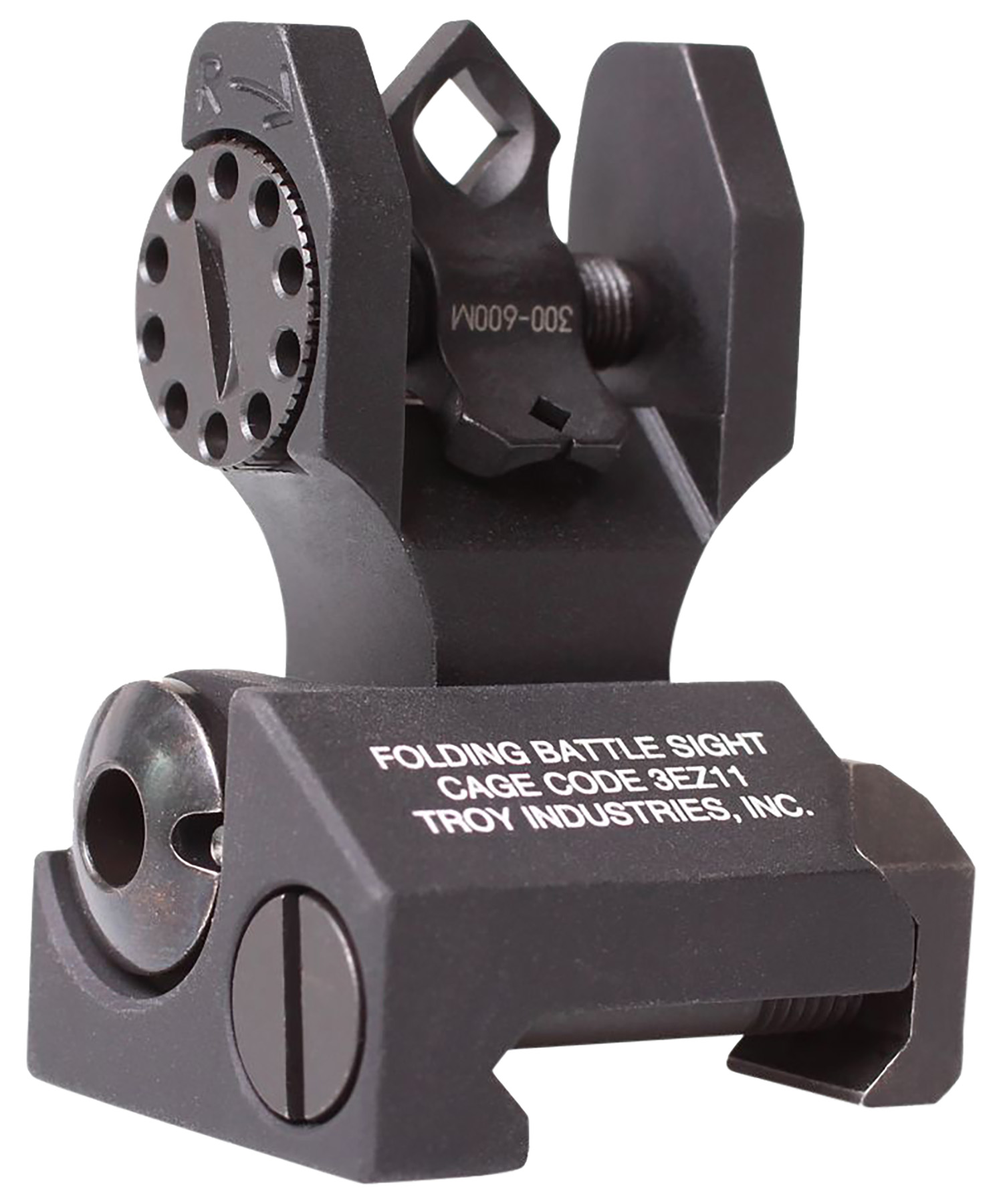Troy Ind SSIGDOARFBT00 Rear Folding BatteleSight Dioptic Black Hardcoat Anodized for AR-15 3 Troy Ind SSIGDOARFBT00 Rear Folding BatteleSight Dioptic Black Hardcoat Anodized for AR-15