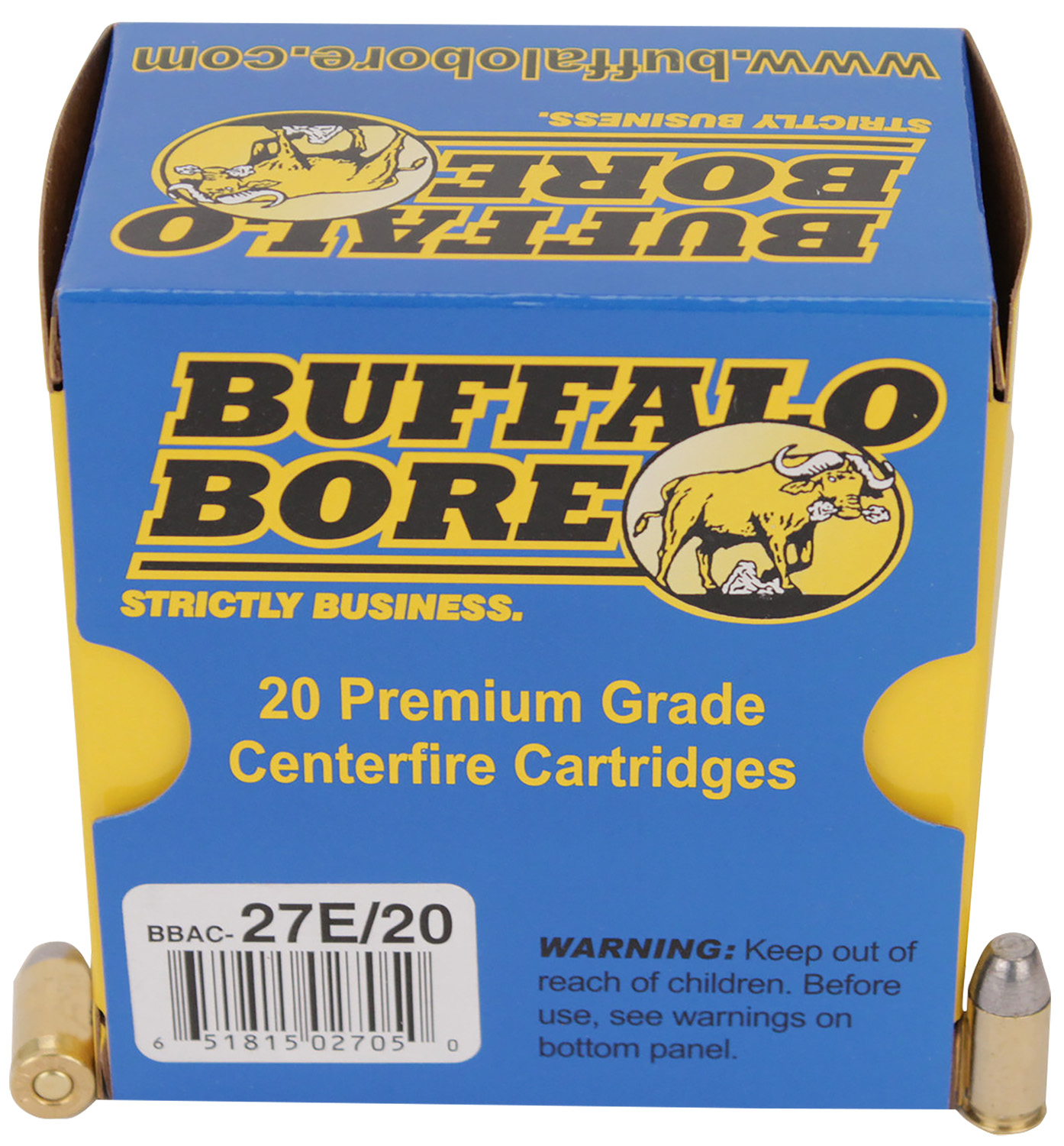 Buffalo Bore Ammunition 27E20 Standard Pressure Strictly Business 380ACP 100gr Hard Cast Flat Nose 20 Per Box/12 Case 3 Buffalo Bore Ammunition 27E20 Standard Pressure Strictly Business 380ACP 100gr Hard Cast Flat Nose 20 Per Box/12 Case