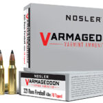 Nosler 65125 Varmageddon 221RemFireball 40gr Flat Base Tipped 20 Per Box/20 Case 1 81555