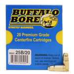 Buffalo Bore Ammunition 25B20 Heavy Strictly Business 357Sig 125gr Full Metal Jacket Flat Nose 20 Per Box/12 Case 1 82095