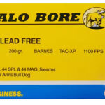Buffalo Bore Ammunition 14D20 Buffalo-Barnes Strictly Business 44S&W Spl 200gr Barnes TAC-XP Lead Free 20 Per Box/12 Case 1 82119