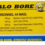 Buffalo Bore Ammunition 4J20 Anti-Personnel Strictly Business 44Rem Mag 200gr Hard Cast Wadcutter 20 Per Box/12 Case 2 82219