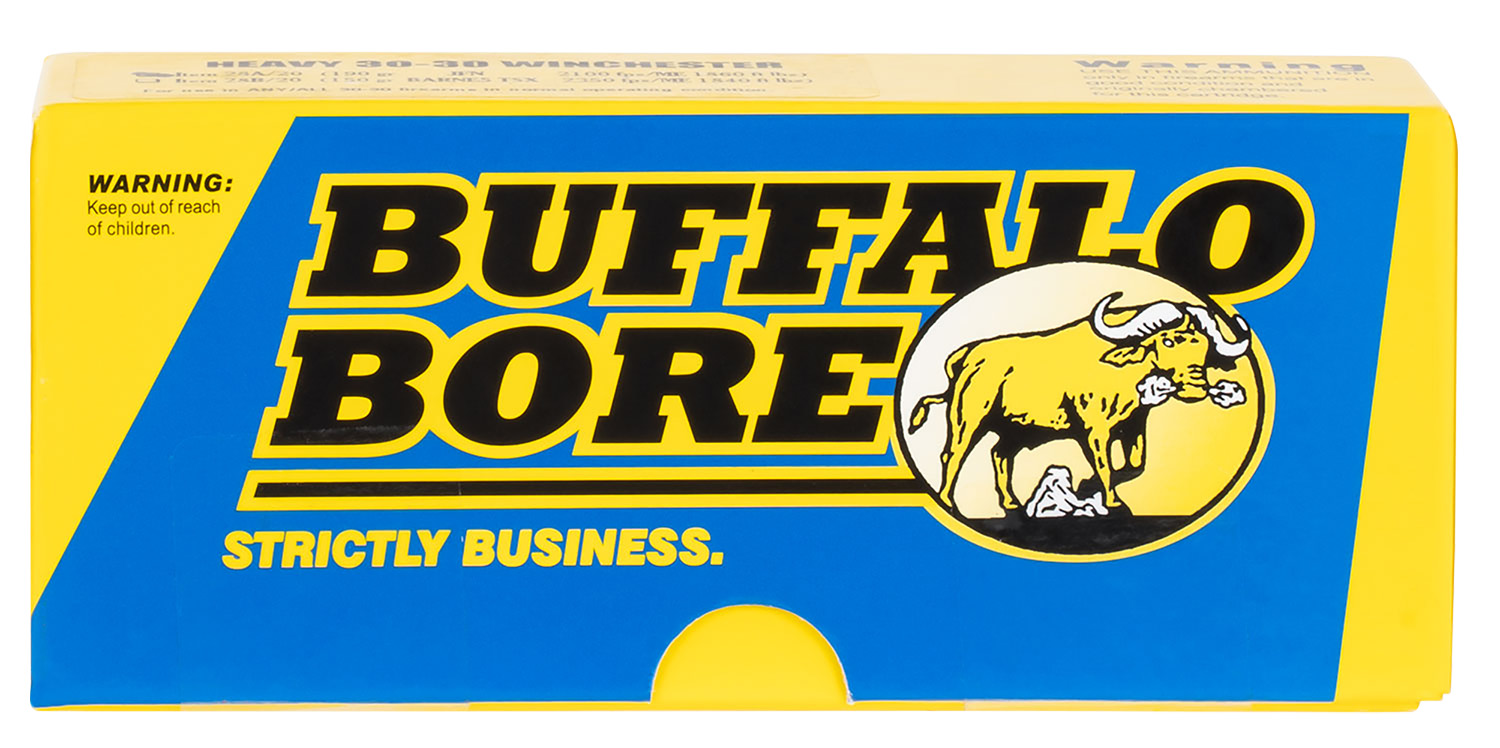 Buffalo Bore Ammunition 24L20 Outdoorsman Strictly Business 9mmLuger 147gr Hard Cast Flat Nose 20 Per Box/12 Case 3 Buffalo Bore Ammunition 24L20 Outdoorsman Strictly Business 9mmLuger 147gr Hard Cast Flat Nose 20 Per Box/12 Case