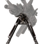 Blackhawk 71BP09BK Sportster Pivot + Traverse Bipod 6"-9"Black Anodized Metal, Sling Swivel Attached, Rubber Feet 2 88725