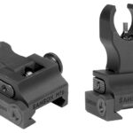 Samson 020003301 Quick Flip Front Sight Gas Block Extended Height (A2) Black Hardcoat Anodized Flip Up for AR-15 2 92715