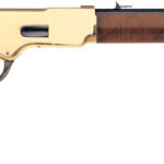 Taylors & Company 550190 1866 Uberti Full Size 45 Colt (Long Colt) 10+1 20" Blued Octagon Barrel, Brass Receiver, Walnut Fixed Stock, Right Hand 1 9783