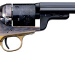 Taylors & Company 550733 C. Mason Navy Uberti 38 Special 6 Shot 5.50" Blued Octagon Barrel, Blued Engraved Cylinder, Color Case Hardened Steel Frame, Walnut Navy Style Grip, Exposed Hammer 2 9809