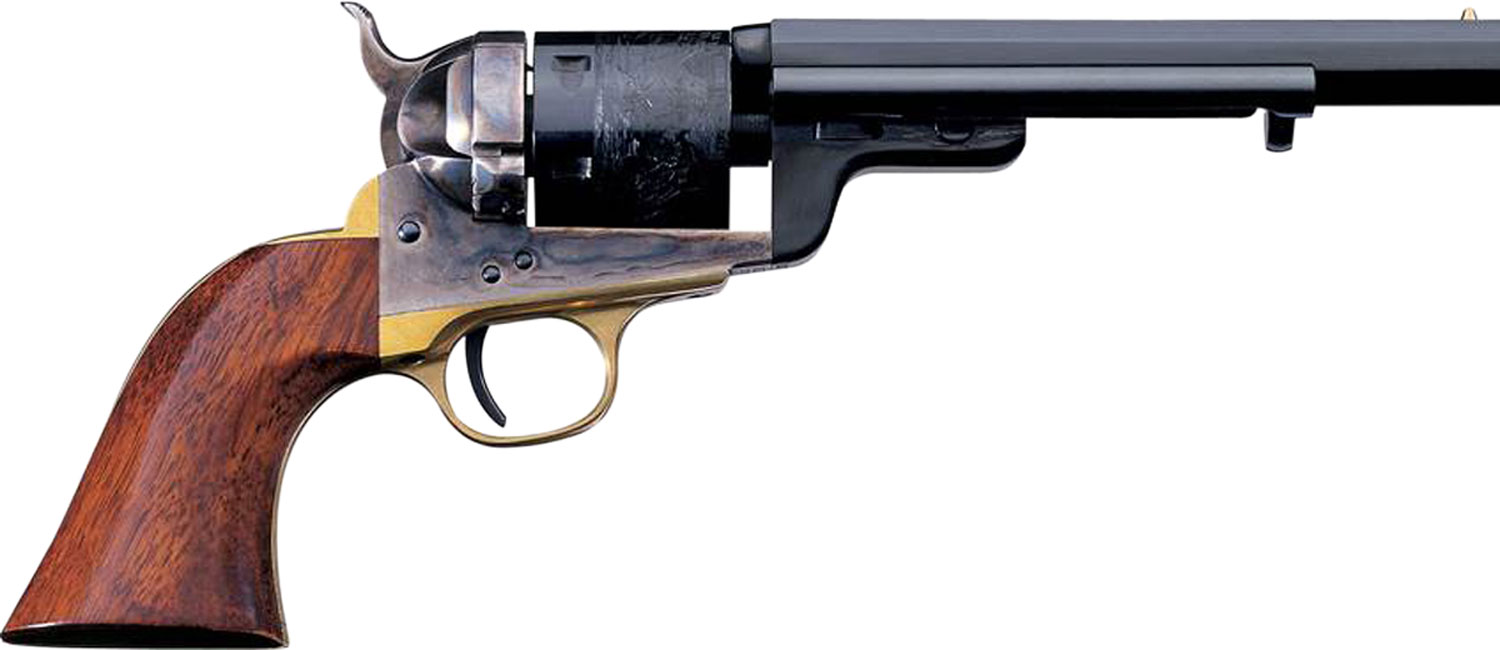 Taylors & Company 550733 C. Mason Navy Uberti 38 Special 6 Shot 5.50" Blued Octagon Barrel, Blued Engraved Cylinder, Color Case Hardened Steel Frame, Walnut Navy Style Grip, Exposed Hammer 3 Taylors & Company 550733 C. Mason Navy Uberti 38 Special 6 Shot 5.50" Blued Octagon Barrel, Blued Engraved Cylinder, Color Case Hardened Steel Frame, Walnut Navy Style Grip, Exposed Hammer
