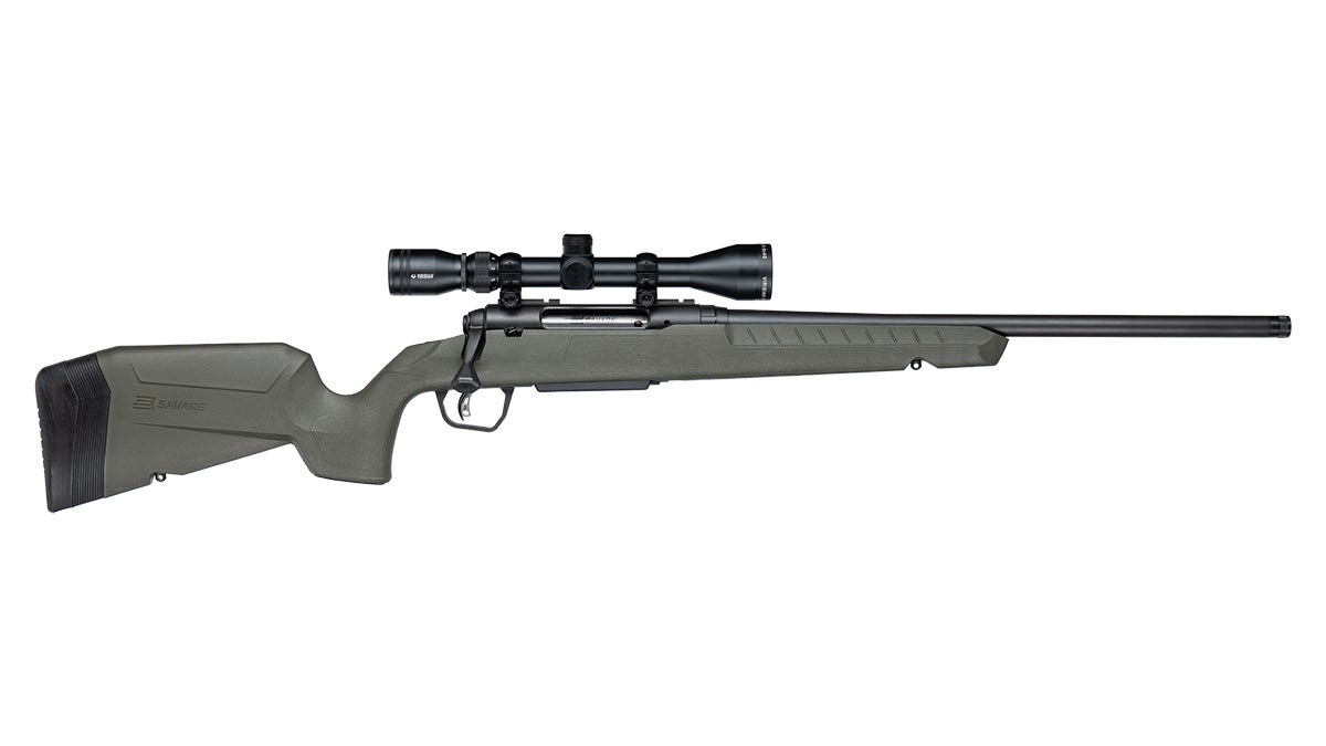 SAVAGE ARMS AXIS 2 XP 25-06 BL/GRN 20" TB 3 SAVAGE ARMS AXIS 2 XP 25-06 BL/GRN 20" TB