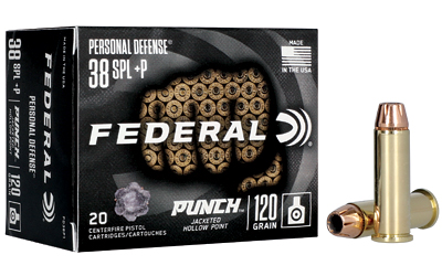 FED PUNCH 38 SPL 120GR JHP 20/200 3 FED PUNCH 38 SPL 120GR JHP 20/200