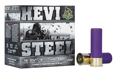 HEVI-STEEL 16GA 2.75" 15/16OZ #6 4 HEVI-STEEL 16GA 2.75" 15/16OZ #6 - Image 2