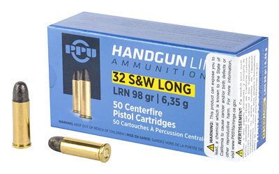 PPU 32 S&W LONG LRN 98GR 50/500 3 PPU 32 S&W LONG LRN 98GR 50/500