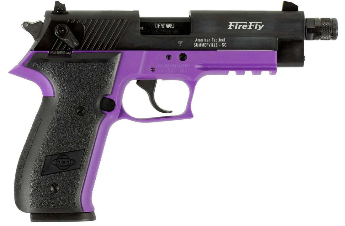 AMERICAN TACTICAL INC GSG FIREFLY 22LR PURP 4.9" TB 3 AMERICAN TACTICAL INC GSG FIREFLY 22LR PURP 4.9" TB